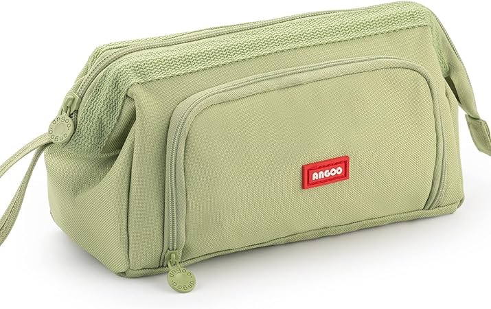 ANGOOBABY Large Capacity Pencil Case for Boys, High School Students, and Girls